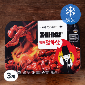 저세상 직화 닭목살 (냉동), 200g, 3개