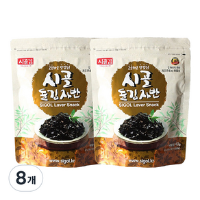 시골 돌김자반, 40g, 8개