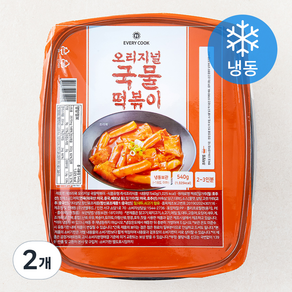 에브리쿡 오리지널 국물 떡볶이 (냉동), 540g, 2개