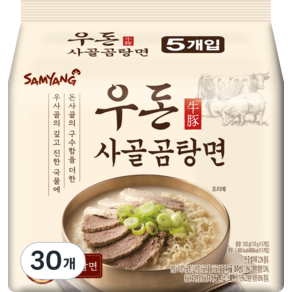 삼양 우돈 사골곰탕면 110g, 30개