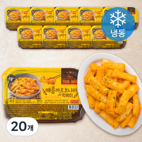 쿠즈락앳홈 매콤까르보나라 떡볶이 (냉동), 200g, 20개