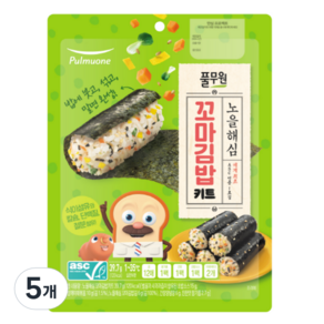 풀무원 노을 해심 꼬마김밥 키트, 39.7g, 5개