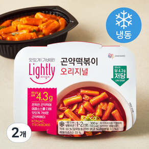 라이틀리 곤약떡볶이 오리지널 (냉동), 300g, 2개