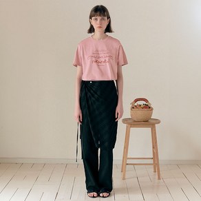 로라로라 LAYERED WRAP SKIRT