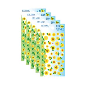 쁘띠팬시 시즌 스티커 여름 SUN FLOWER DA5407