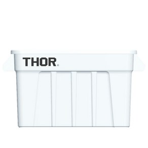 트러스트 THOR 다용도 토트 박스 75L + 덮개, 흰색, 1세트