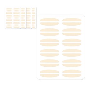 더분 깃털 단면 쌍꺼풀테이프 120매, 누드L타입, 1개