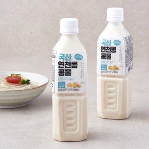 맑은물에 국내산 연천콩 콩물 500ml x 2p + 우무묵 340g 세트, 1세트