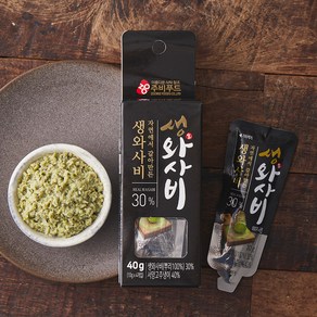 주비푸드 자연에서 갈아만든 생와사비 30% 4개입, 40g, 1개