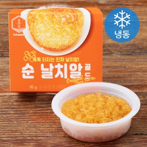 설래담 순 날치알 골드 (냉동), 80g, 1개