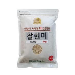 대한농산 찰현미, 4kg, 1개