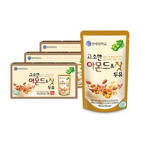 연세두유 고소한 아몬드 앤 잣 두유, 190ml, 60개