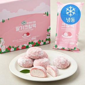 아침미소목장 딸기크림떡 2개입 (냉동), 100g, 5개