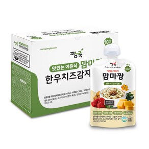 짱죽 맛있는 이유식 맘마짱 스파우트형 120g x 10p