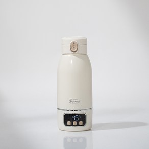 에디슨 원터치 가열 분유 보온병, 아이보리, 500ml, 1개