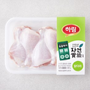 하림 자연실록 동물복지 인증 닭다리 (냉장), 400g, 1개