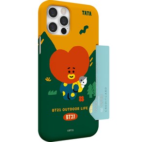 BT21 그린 플래닛 슬림카드 휴대폰 케이스