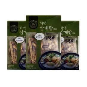 더덕 삼계탕재료, 3개, 80g