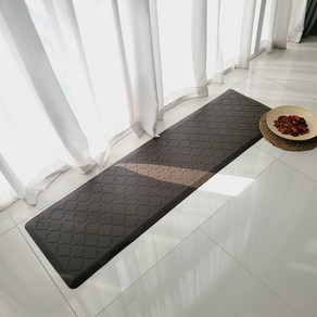 포시엘라 pvc 주방 매트, 브라운, L(가로 150cm x 세로 45cm x 두께 12mm), 1개