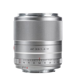 빌트록스 캐논 M MOUNT LARGE APERTURE HUMANISTIC 렌즈 F1.4 STM AF VIL_33mm_M