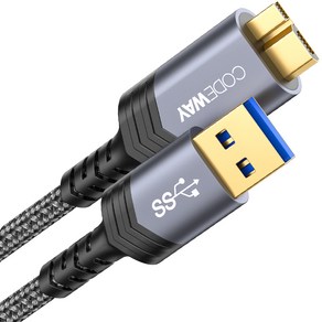 코드웨이 USB A to 마이크로B 외장하드 케이블