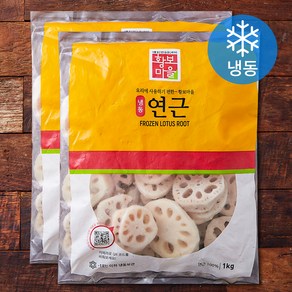 황보마을 연근 (냉동), 2개, 1kg