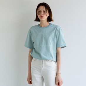 꼼소넛 Rectangle stitch t-shit