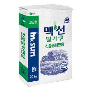 맥선 밀가루 진품 중화면용, 20kg, 1개