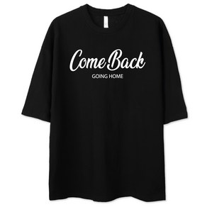 벤힛 빅사이즈 Come Back 오버핏 반팔 티셔츠