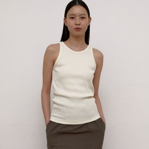 38컴온커먼 여성용 Rib Knit Sleeveless Top