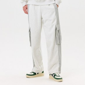 원더플레이스 골라 FABRIC MIXED SWEAT PANTS WGLA6SJPTZ01