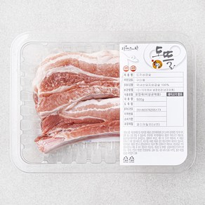 파머스팩 한돈 도끼 삼겹살 구이용 (냉장), 500g, 1팩