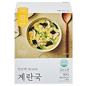 예찬원 계란국, 50g, 1개