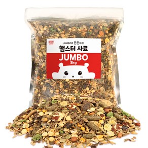 점보만 점보 햄스터 사료, 3kg, 1개