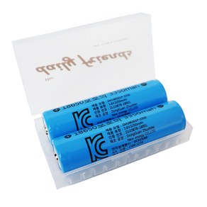 데일리프렌즈 18650 충전식 리튬이온 3350mAh 배터리, 2개입, 1개