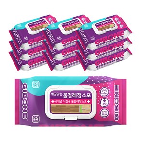 기본에 물걸레 청소포 특대형 캡형 25p, 10개