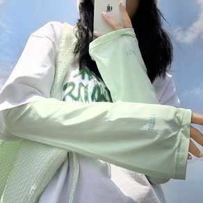 지앤와이 팔뚝조절 와이드 소매 아이스 쿨 팔토시 2p