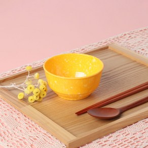 레트로 분식 떡볶이 팝 중식공기 1호, YELLOW, 10개