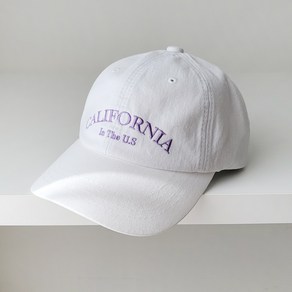 바비수 필하이 컬러핏 레터링 자수 코튼 볼캡
