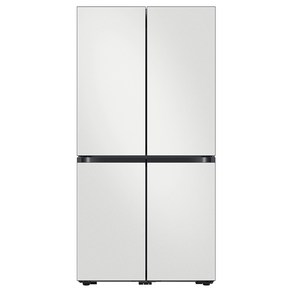 삼성전자 비스포크 4도어 프리스탠딩 양문형 냉장고 875L 방문설치, 코타 화이트, RF85C900E01