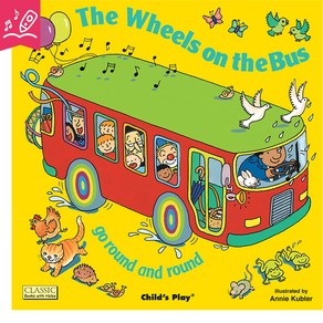 노부영 마더구스 세이펜 The Wheels on the Bus Go Round and Round (Paperback)