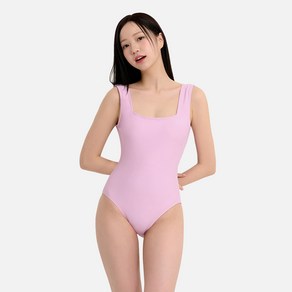위크나인 스퀘어넥 모노키니 수영복