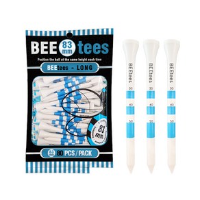 에이앤와이 BEEtees 대용량 우드 골프티 80p