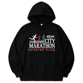 벤힛 MARATHON 오버핏 특양면 후드티셔츠