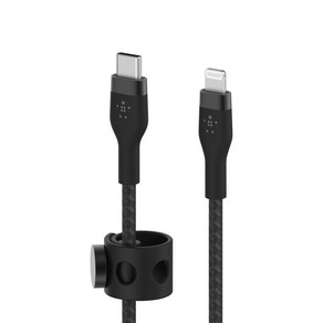 벨킨 프로 플렉스 USB-C to 라이트닝 아이폰 고속 충전 케이블 CAA011bt1M