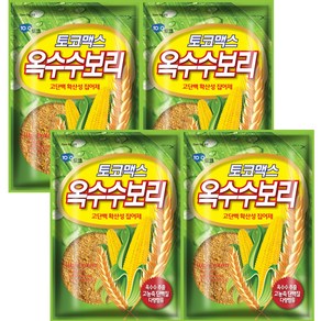 토코맥스 옥수수보리 떡밥, 450g, 4개