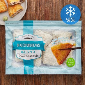 아지 전갱이 카츠 10입 (냉동), 600g, 1개