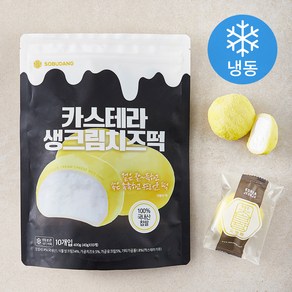 소부당 카스테라 생크림 치즈떡 (냉동), 400g, 1개