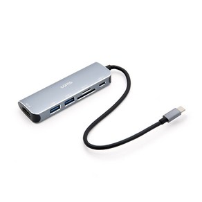 컴스 USB 3.1 C타입 멀티 도킹 허브 FW036, 혼합색상