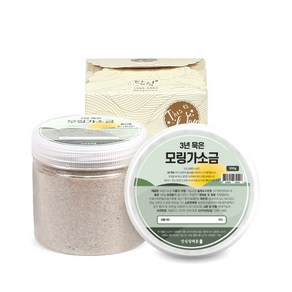 단심답례품 3년 묵은 천일염 모링가소금 + 골드 선물박스, 300g, 1개